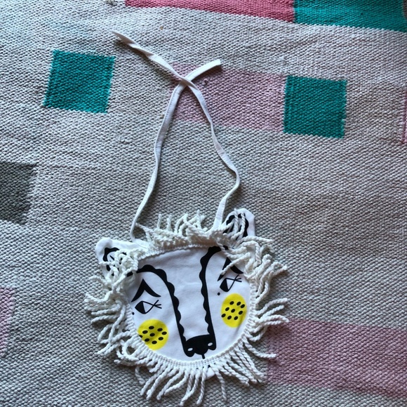 Other - Lion print bib in the style of Roxy Marj
